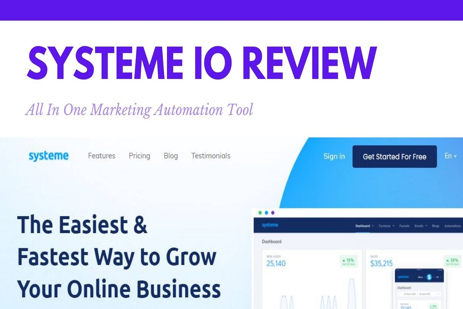 Systeme IO Review - All In One Marketing Automation Tool | Abdul Ehsan | Entrepreneur and Digital Marketing Consultant in Sri Lanka