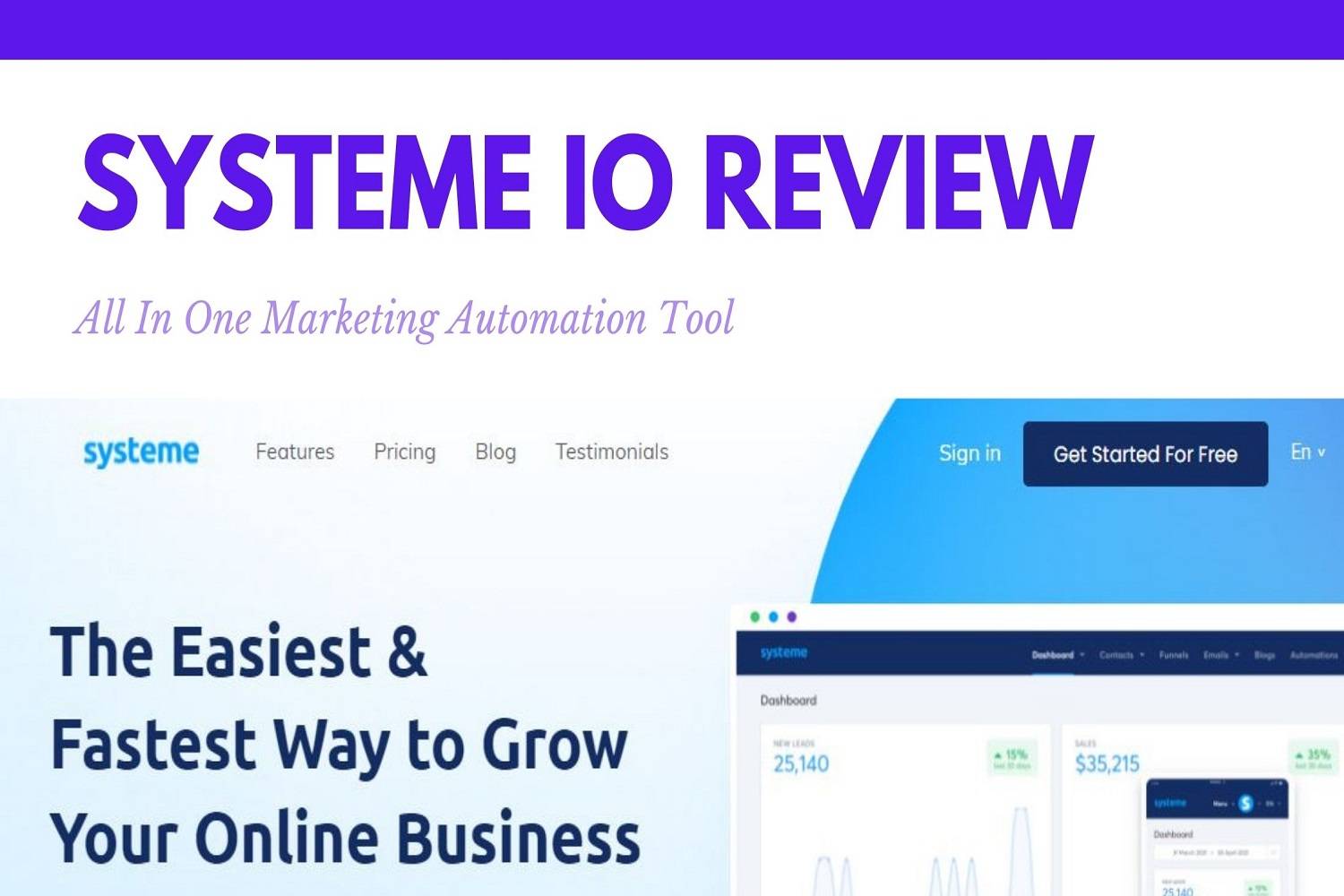 You are currently viewing Systeme IO Review – All In One Marketing Automation Tool